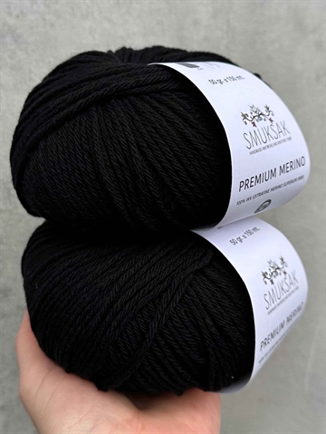 Premium Merino - Very Black - FM202